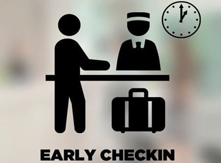 early check-in